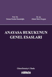 Anayasa Hukukunun Genel Esasları