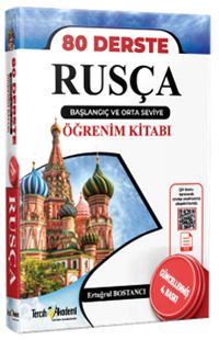 80 Derste Rusça Başlangıç ve Orta Seviye Öğrenim Kitabı
