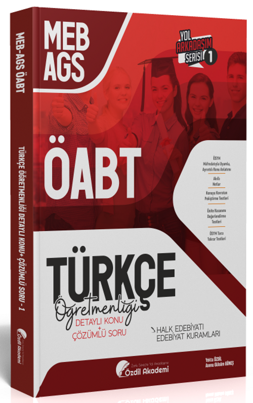 2023 ÖABT Türkçe 1. Kitap Halk Edebiyatı Konu Anlatımlı Soru Bankası 