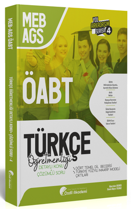 2023 ÖABT Türkçe 4. Kitap Dört Temel Dil Becerisi, Alan Eğitimi Konu Anlatımlı Soru Bankası