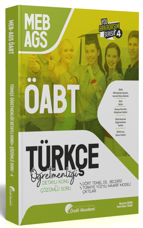 2023 ÖABT Türkçe 4. Kitap Dört Temel Dil Becerisi, Alan Eğitimi Konu Anlatımlı Soru Bankası