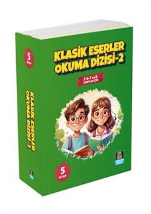 Klasik Eserler Okuma Dizisi-2 (5 Kitap Set) 5-6-7 ve 8. Sınıflar İçin