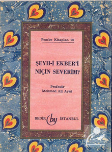 Şeyh-i Ekber'i Niçin Severim?