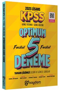 2025 KPSS Genel Yetenek Genel Kültür Optimum 5 Deneme Fasikül Çözümlü