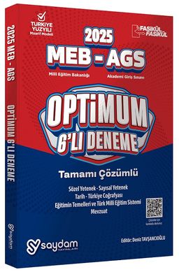 2025 MEB-AGS Optimum 6 Deneme Fasikül Çözümlü 