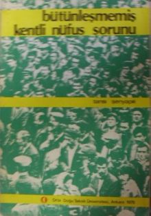 Bütünleşmemiş Kentli Nüfus Sorunu / 41-D-14