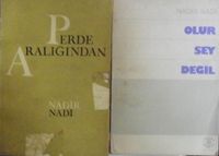Nadir Nadi'nin Hatıraları 2 kitap / Perde Aralığından – Olur Şey Değil / 9-E-11