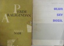 Nadir Nadi'nin Hatıraları 2 kitap / Perde Aralığından – Olur Şey Değil / 9-E-11