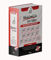 İmtiyaz Adli Hakimlik Ders Notları Seti