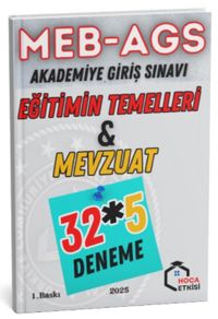 2025 MEB-AGS Eğitimin Temelleri ve Mevzuat 32x5 Deneme