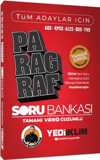 AGS KPSS ALES DGS YKS Tüm Adaylar İçin Paragraf Tamamı Video Çözümlü Soru Bankası