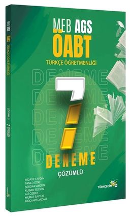 ÖABT MEB-AGS Türkçe Öğretmenliği 7 Deneme Çözümlü