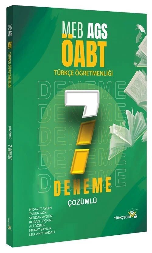 ÖABT MEB-AGS Türkçe Öğretmenliği 7 Deneme Çözümlü (Hidayet Aydın