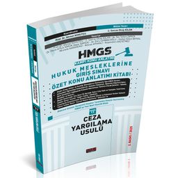 HMGS Özet Konu Anlatımı Ceza Yargılama Usulü