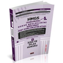 HMGS Özet Konu Anlatımı İcra ve İflas Hukuku