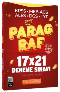 KPSS MEB-AGS ALES DGS TYT Paragraf REST 17x21 Deneme Çözümlü 