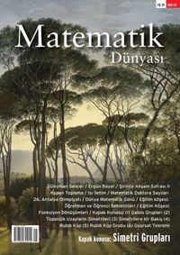 Matematik Dünyası Dergisi Sayı:112