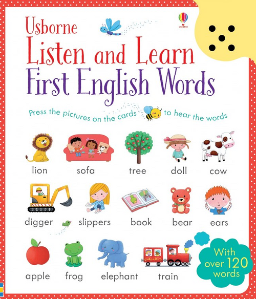 USB - Sound Books - Listen & Learn First English Words
