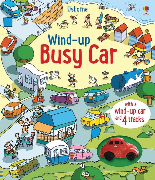 USB - Wind-Up Busy Car