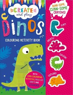 MBI - Create and Play Dinos Colouring Activity Book