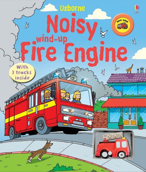USB - Noisy Wind-up Fire Engine Book