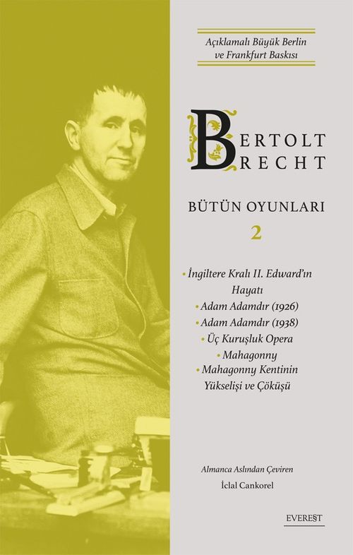 Bertolt Brecht Bütün Oyunları 2 (Karton Kapak)
