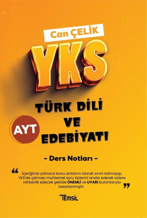 YKS Türk Dili ve Edebiyatı Ders Notları