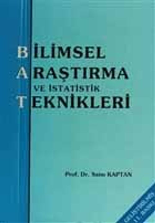 Bilimsel Araştırma ve İstatistik Teknikleri