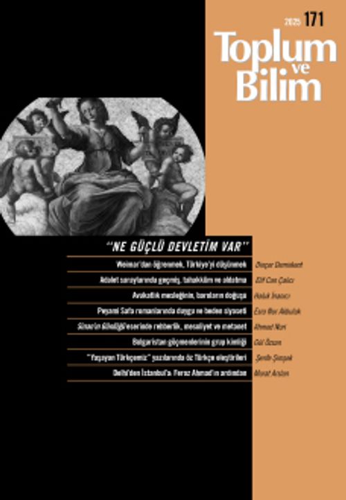 Toplum ve Bilim Sayı:171