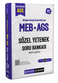 MEB AGS Kim Korkar Sözel Yetenek Soru Bankası Tamamı Çözümlü