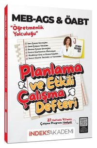 MEB-AGS ÖABT Planlama ve Etkili Çalışma Defteri 