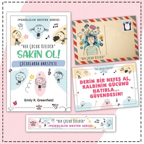 Çocuklarda Anksiyete - Kartpostal ve  Ayraç