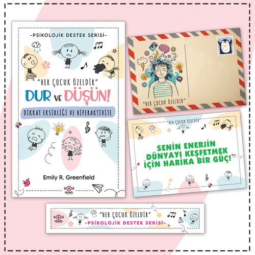 Çocuklarda Dikkat Eksikliği ve Hiperaktivite - Kartpostal ve Ayraç