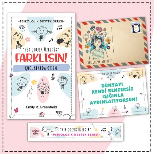 Çocuklarda Otizm - Kartpostal ve Ayraç