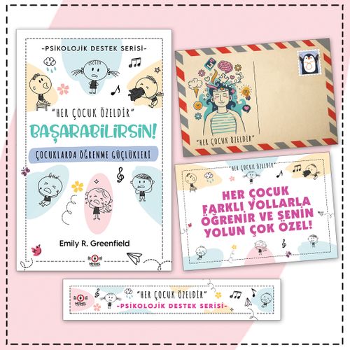 Çocuklarda Öğrenme Güçlükleri -  Kartpostal ve Ayraç