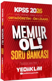 2026 KPSS Genel Yetenek Genel Kültür Ortaöğretim - Ön Lisans Memur Ol Soru Bankası