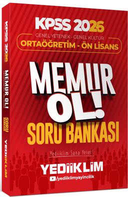 2026 KPSS Genel Yetenek Genel Kültür Ortaöğretim - Ön Lisans Memur Ol Soru Bankası