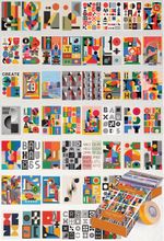 Bauhaus Temalı 54 Adet Duvar Poster Seti Oda Dekoru