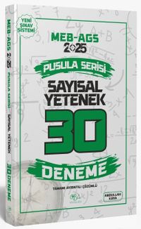 2025 MEB-AGS Sayısal Yetenek 30 Deneme Çözümlü Pusula Serisi 