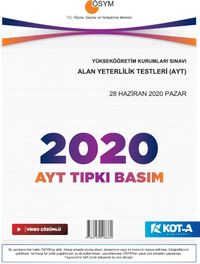 2020 AYT Çıkmış Sorular (Tıpkı Basım-Kapaksız Fasikül)