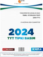 2024 TYT Çıkmış Sorular (Tıpkı Basım-Kapaksız Fasikül)