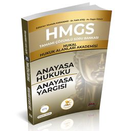 HMGS Soru Bankası Anayasa Hukuku - Anayasa Yargısı