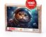 Astronot Kedi Ahşap Puzzle 500 Parça ( BK08-D )