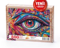 Kolaj Göz Ahşap Puzzle 500 Parça ( KJ08-D )
