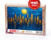Gece New York Ahşap Puzzle 500 Parça ( UK30-D )