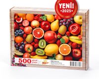 Meyveler Ahşap Puzzle 500 Parça ( YI08-D )