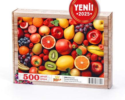 Meyveler Ahşap Puzzle 500 Parça ( YI08-D )