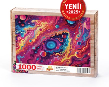 Renk Evreni Ahşap Puzzle 1000 Parça ( BK11-M )