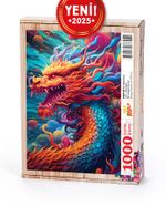 Çin Ejderhası Ahşap Puzzle 1000 Parça ( CS07-M )