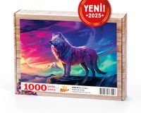 Kurt ve Gece Ahşap Puzzle 1000 Parça ( HV83-M ) 